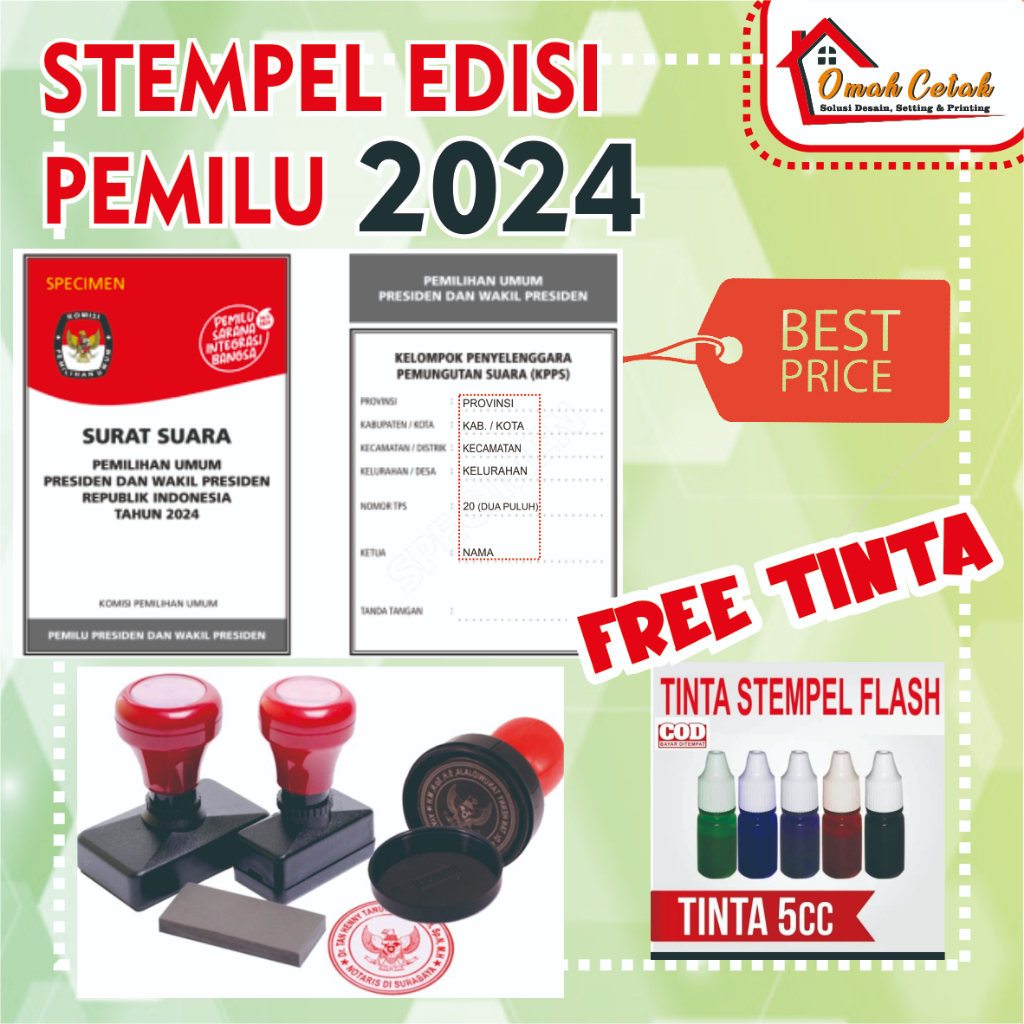 

STEMPEL PEMILU 2024 - SESUAI KPU