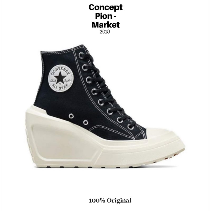 Converse Chuck 70 De Luxe Wedge HI Black