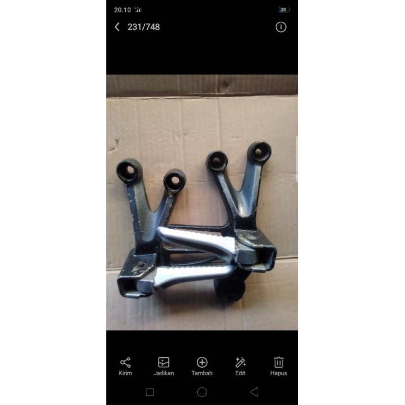 footstep belakang satria Fu original copotan