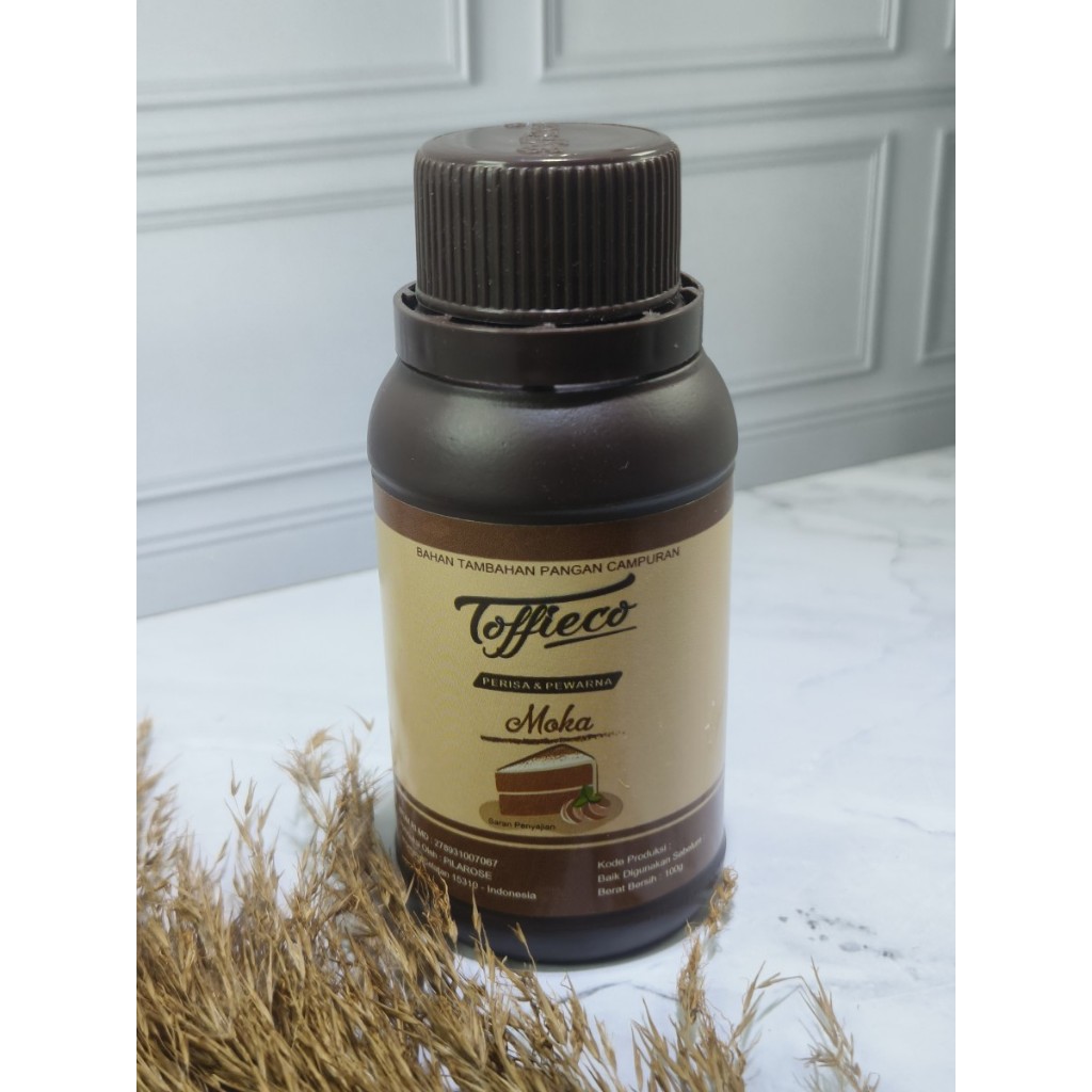 

Toffieco Perisa Pewarna 100 gr / Pewarna / Perasa Toffieco - Cokelat BF