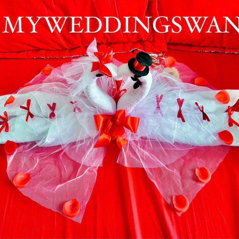 MYWEDDINGSWAN Handuk Angsa Nikah