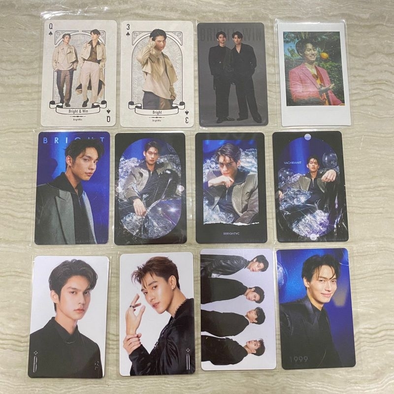 PLAYING CARD BRIGHTWIN OFFICIAL GMMTV EXHIBITION BRIGHT VACHIRAWIT WIN METAWIN