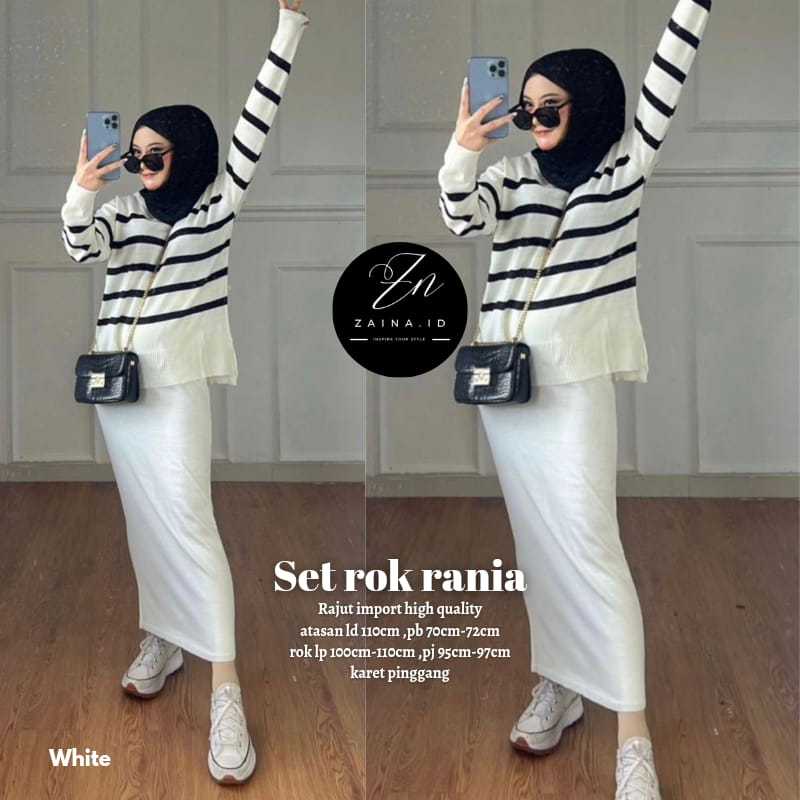 Set Rok Rania Rajut Import