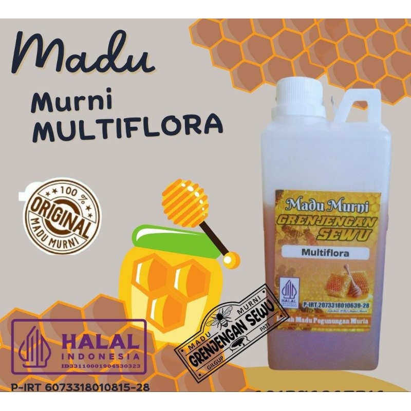 

MADU MULTIFLORA 1 KG MURNI