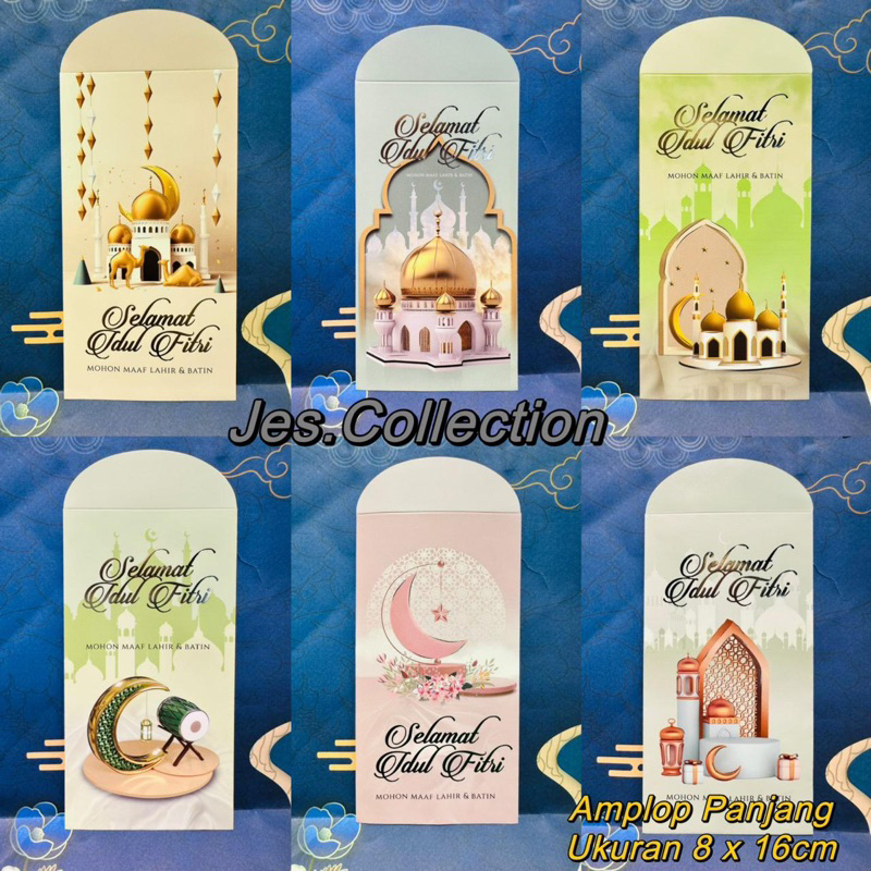 

AMPLOP LEBARAN PANJANG HARI RAYA IDUL FITRI UKURAN 8X16CM