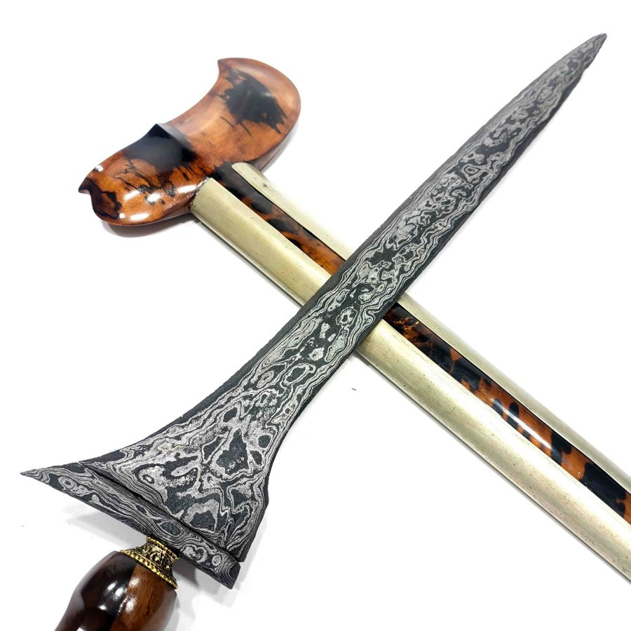 Keris Brojol Pamor Wengkon Isen Tangguh Madura Empu Bekel Jati Asli Sepuh