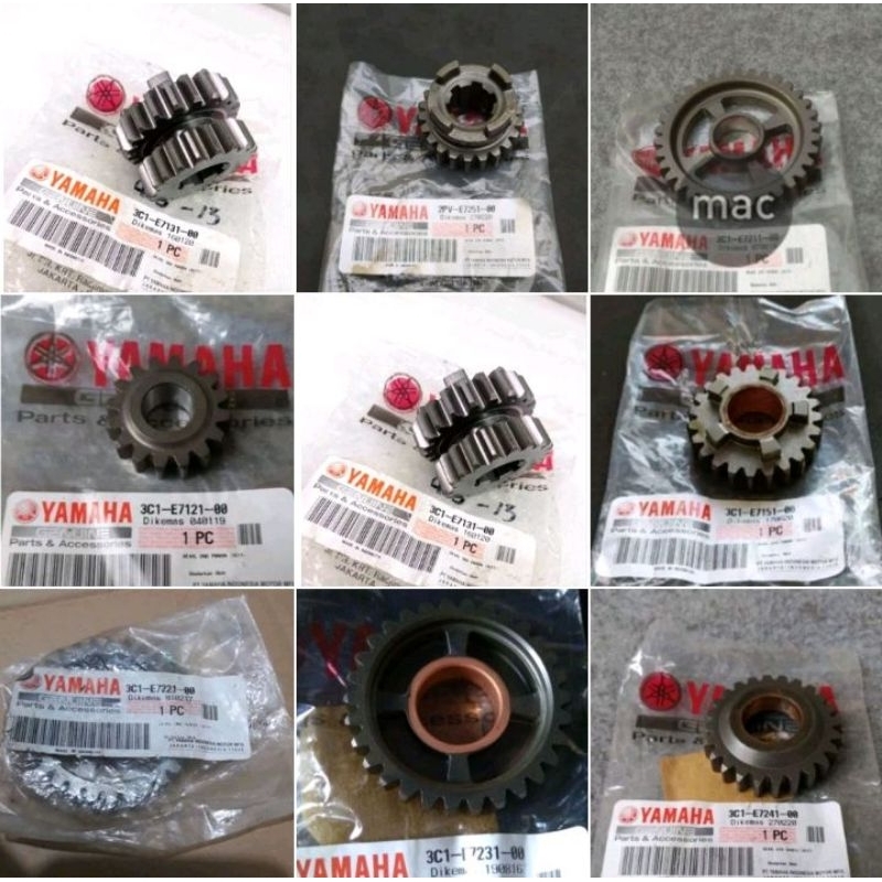 GEAR RASIO SET VIXION OLD VIXION NEW NVA NVL MX KING ORIGINAL