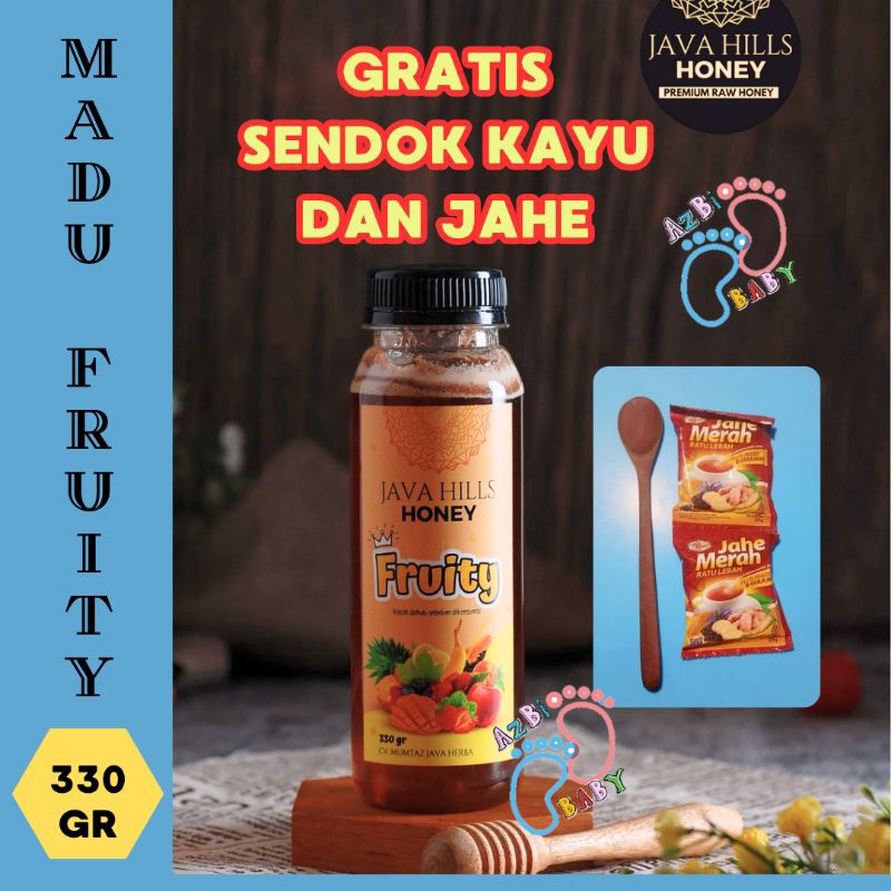 

Java Hills Honey ✅ Madu nafsu makan anak rasa buah segar multivitamin 330gram