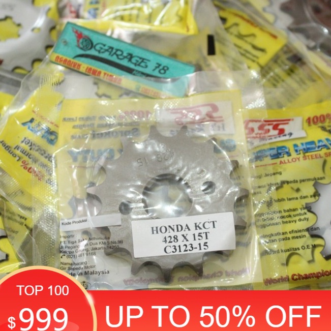 Ibl gear depan sss 428 13 14 15 16 kct gl megapro tiger cb15r sonic cbr  14 428 Dll h Kualitas Premi