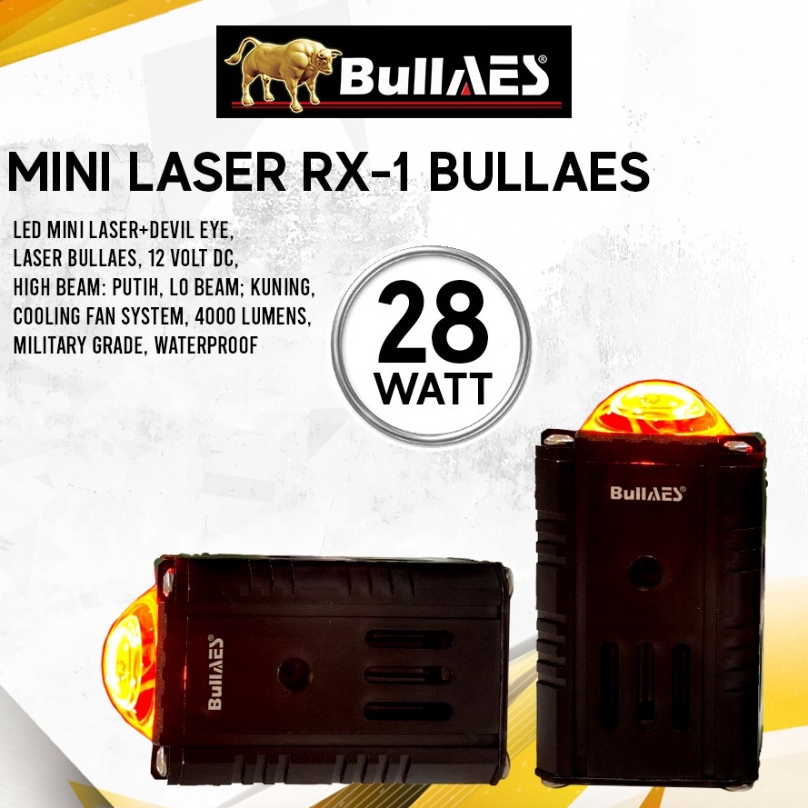 Mini Laser Bullaes RX 1 28 Watt