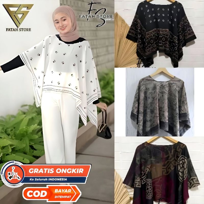 COD outer scarf kimono best seller / outerwear pakaian wanita voal premium / outer scarf