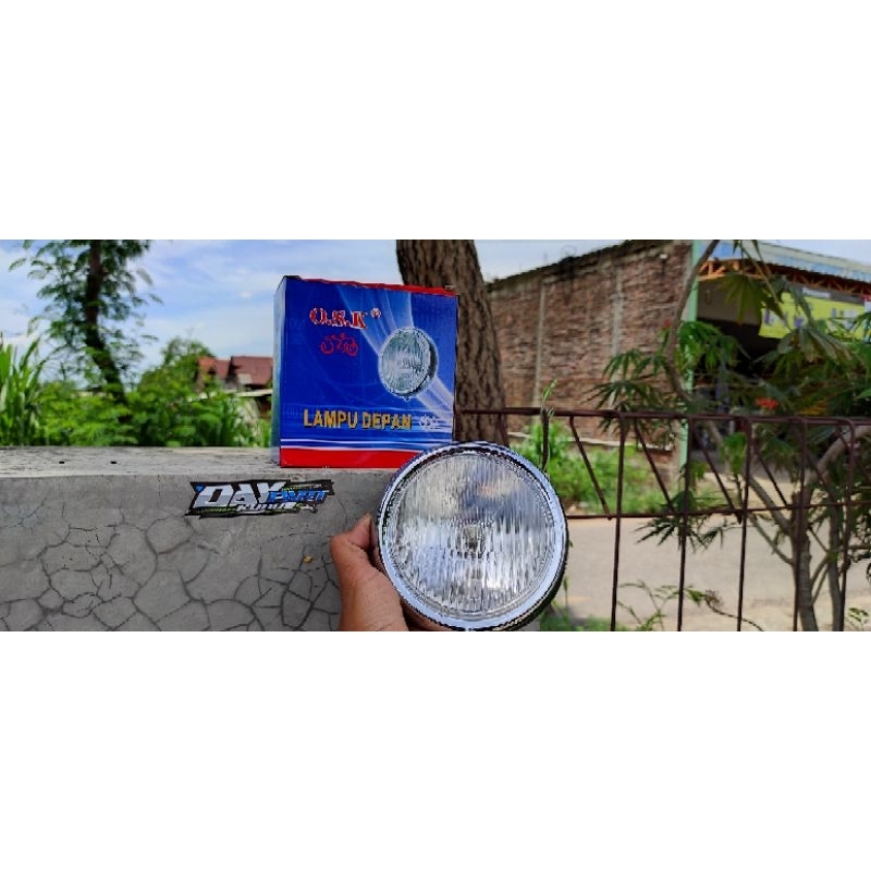 kaca reflektor lampu depan c70 assy set soket dan lampu batok lampu depan utama honda c 70 c 50 pisp