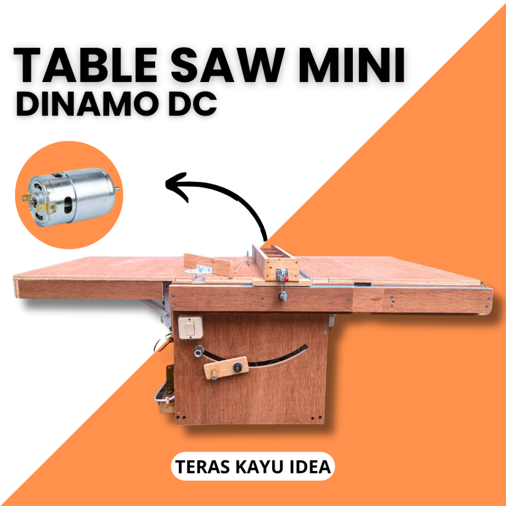 Table Saw Mini Dinamo DC Rakitan (TSM.DC.01)