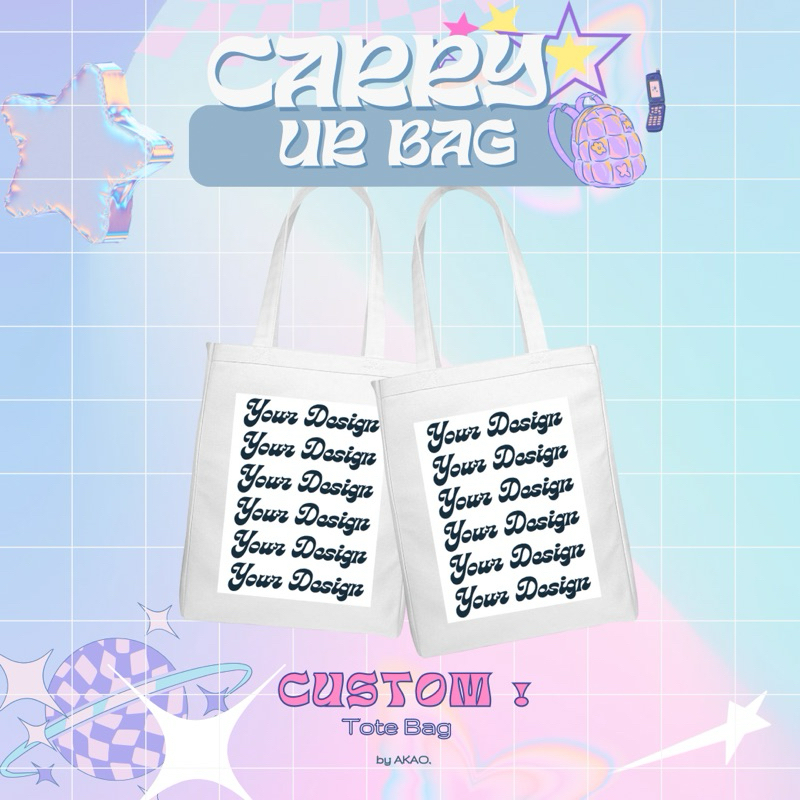 Custom Tote Bag || Tote Bag Canvas Premium
