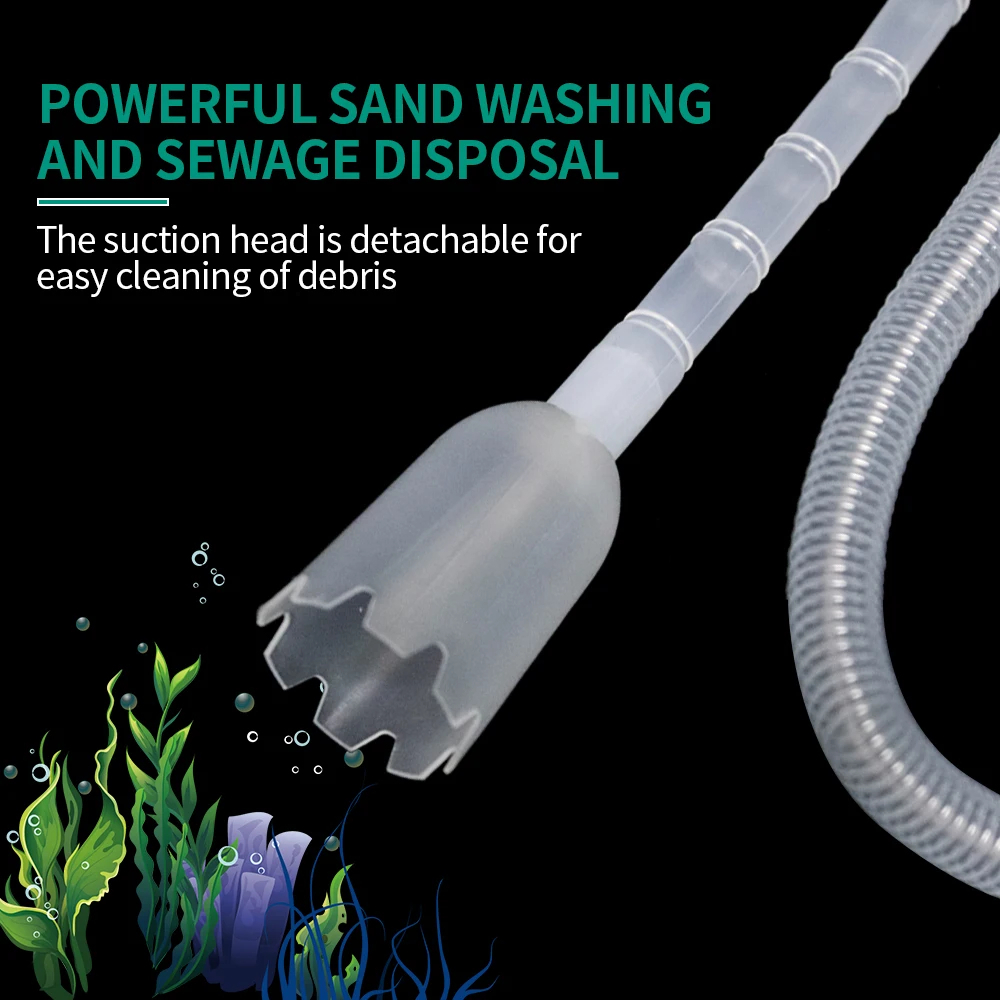 ( CLS ) Alat Penyedot Air Manual Penguras Aquarium