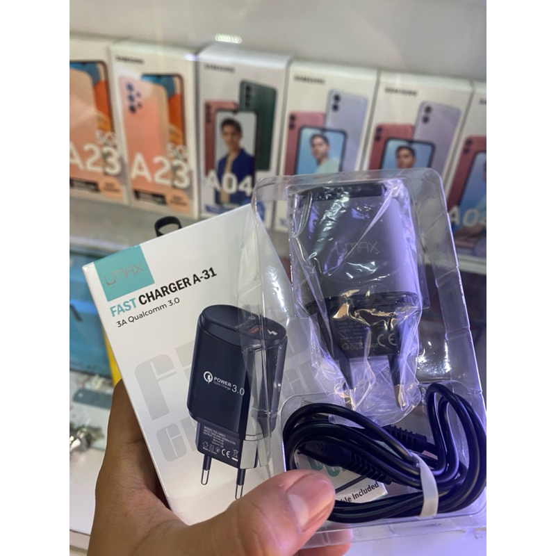 Charger UMAX A31 Charger UMAX Fast Charger A-31  3A Qualcomm 3.0