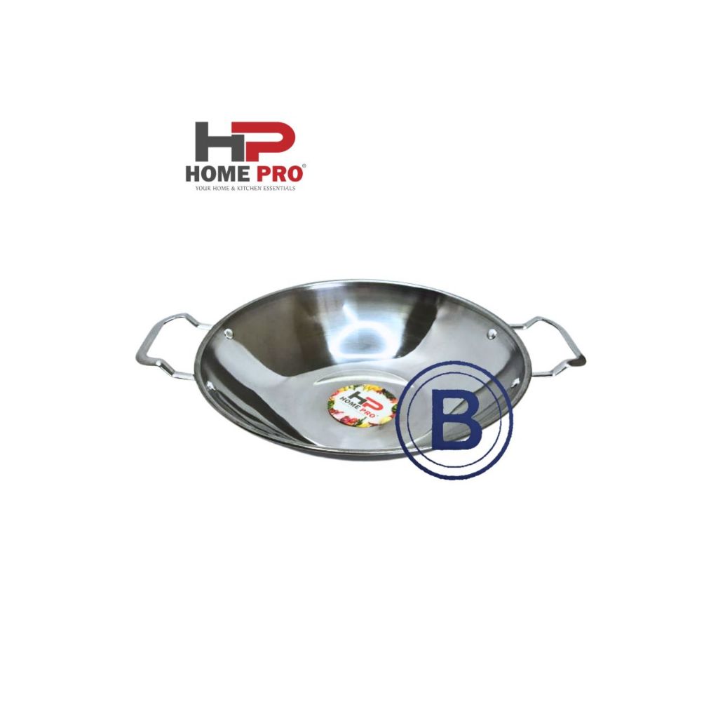HOMEPRO Wajan Datar Stainless Steel/Kuali/Penggorengan 26 cm