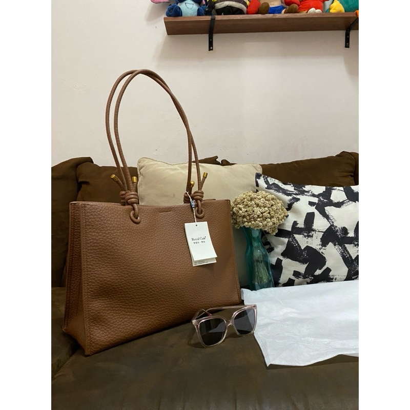 TOTE ROYAL CUIR