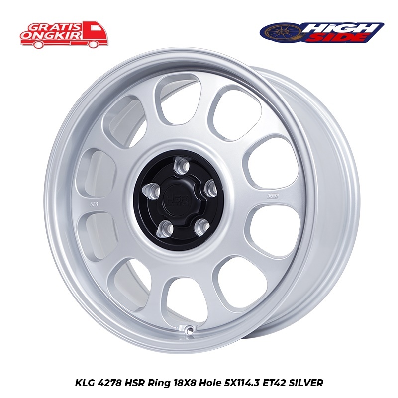 Hsr Klg Velg Mobil Hilux Single, Toyota Chr, Juke, Xpander, Rush, Terios Velg Ring 18