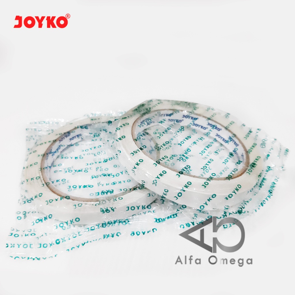 

Double Tape 1/2 Inch Perekat 2 Sisi Joyko 12 mm X 15 yard