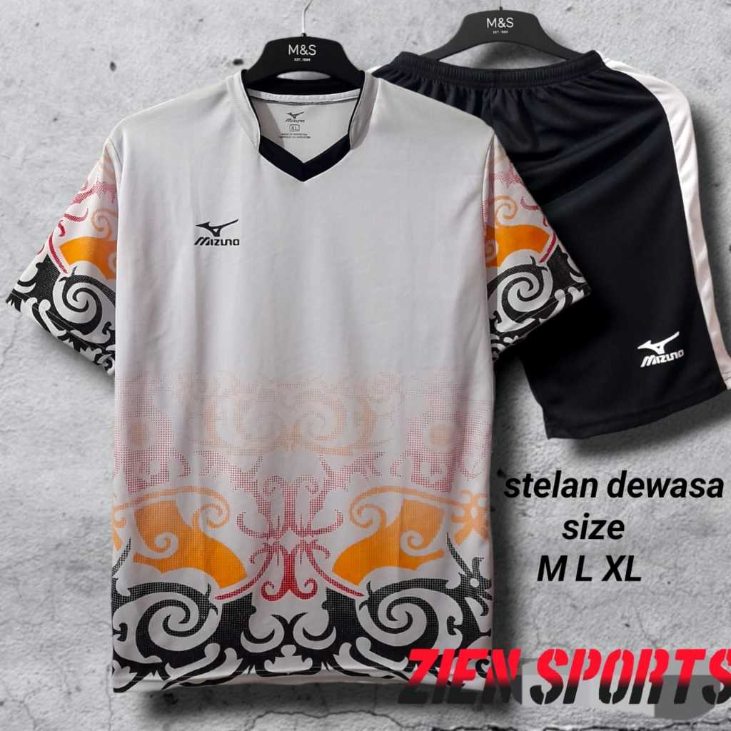 Setelan Jersey Bola dewasa Bola Futsal Voli Putra Putri Set Baju Celana