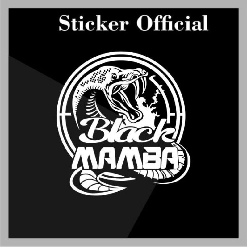 

sticker logo black mamba