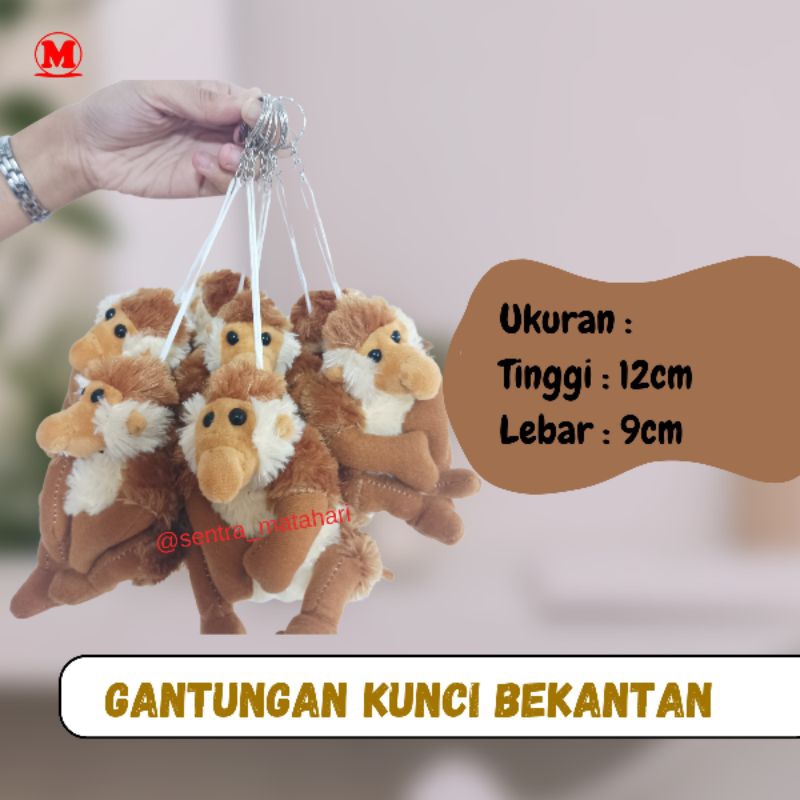 Gantungan Kunci Boneka Bekantan