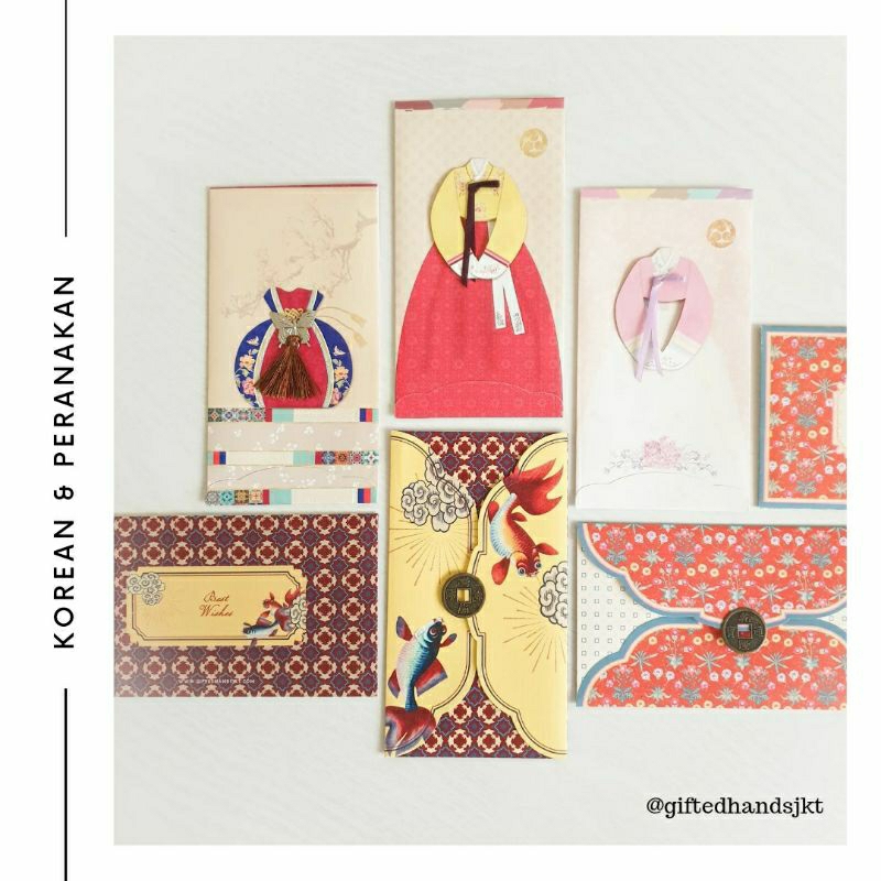 

MIXED KOREAN & PERANAKAN ~ Angpao Premium 3D / Exclusive Money Envelop