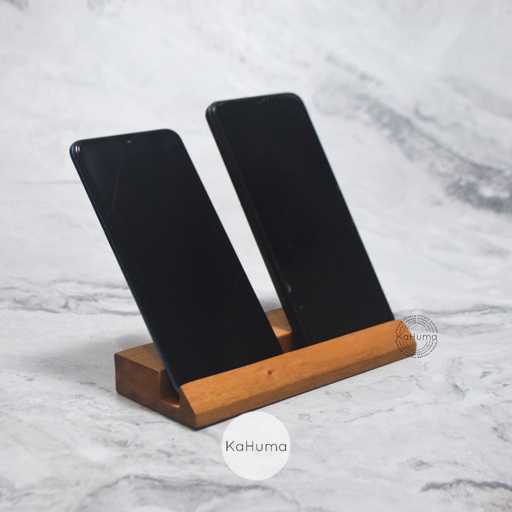 Stand Handphone l Dudukan Hp l Stand holder Handphone kayu