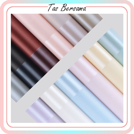 

Kertas Bunga Buket Flower Wrapping Cellophane Motif List Warna Twotone KB6094