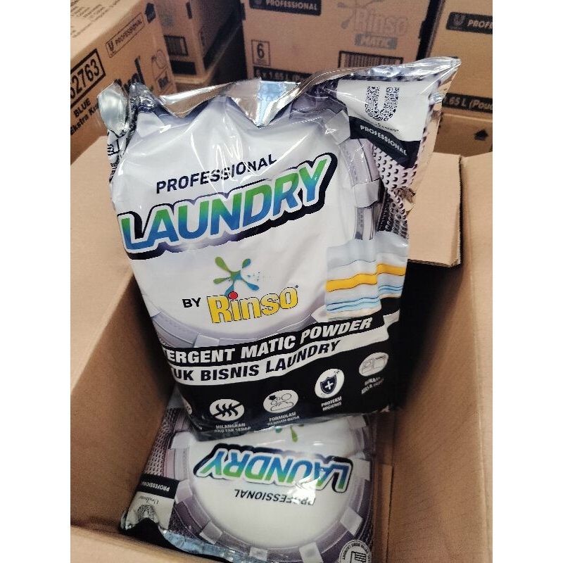 Deterjen Bubuk Rendah Busa 3 Kg untuk Mesin Cuci dan Laundry Kiloan