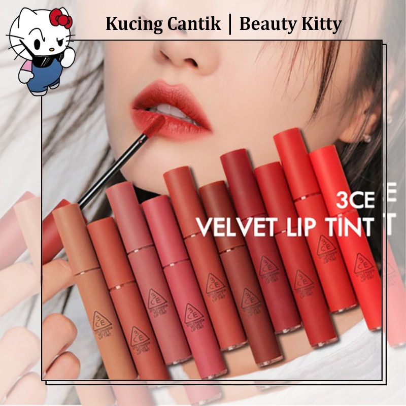 3CE Velvet Lip Tint 4g/3CE Slim Velvet Lip Color/3CE Blurring Liquid Lip/Long-Lasting MLBB Lipstik/ 