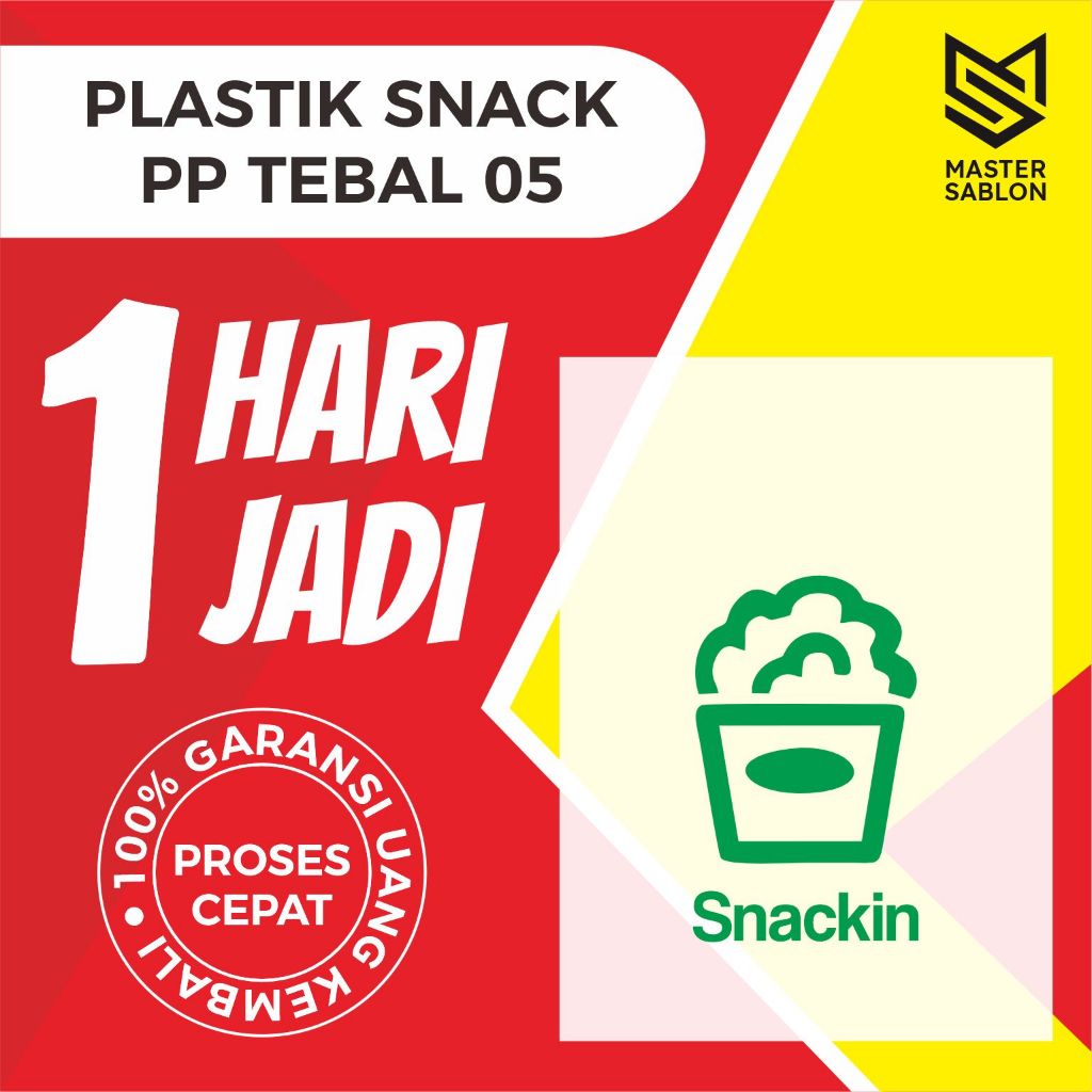 Plastik Kemasan Snack Sablon Custom Tebal 05