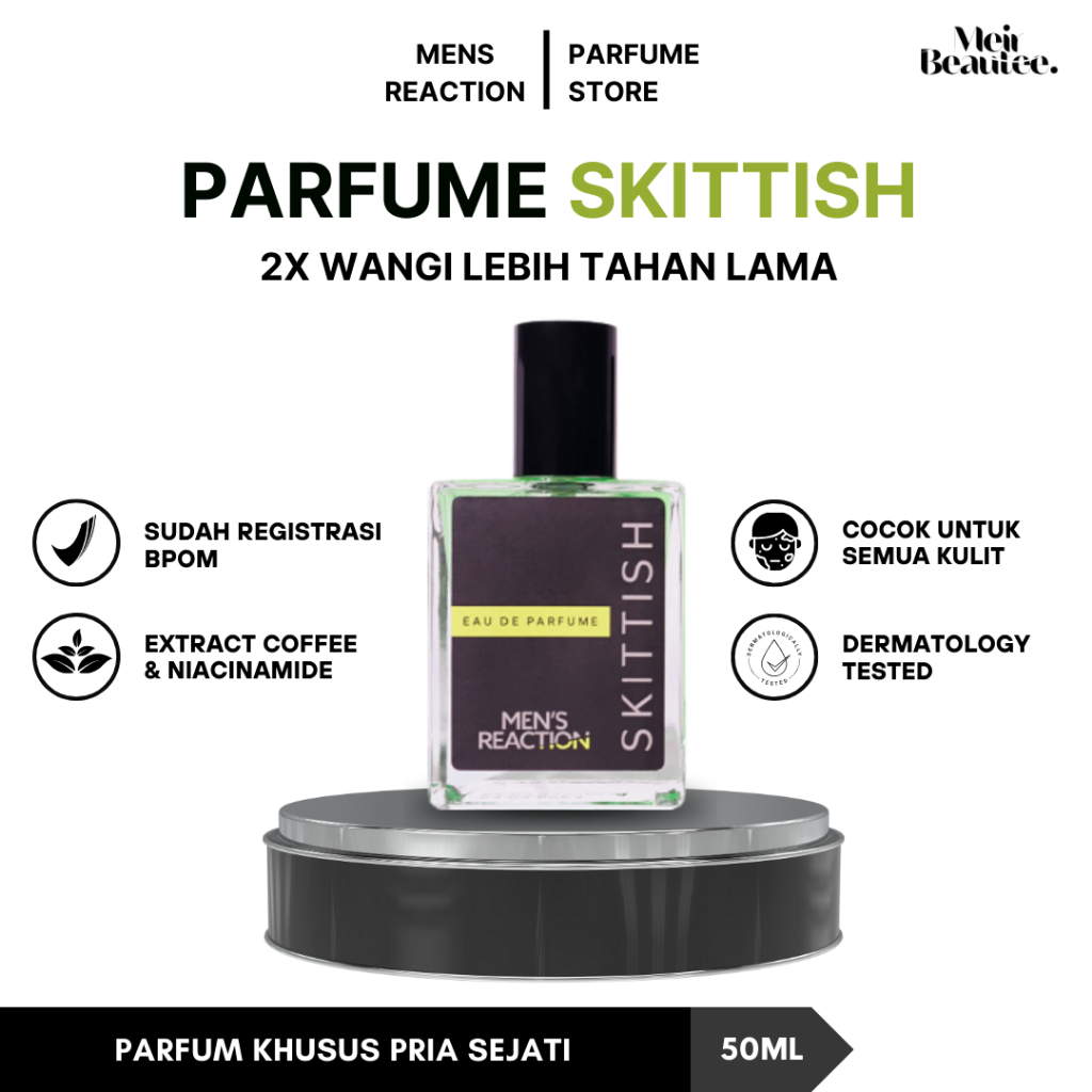 Mens Reaction Parfum Pria Pemikat Wanita Tahan Lama Skittish Eau de Parfume Original VIRAL