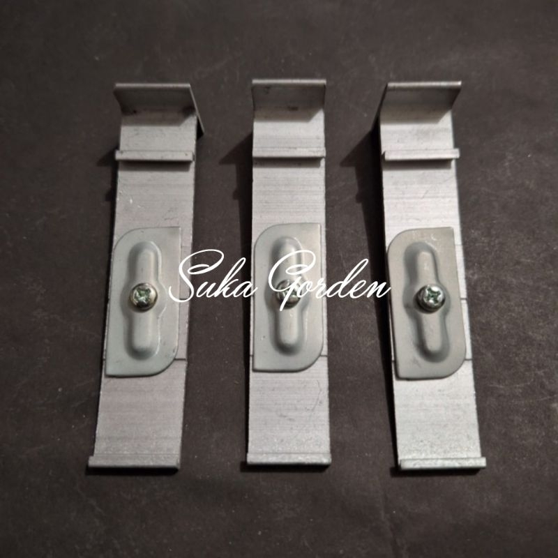 KAKI REL GORDEN / DOUBLE BRACKET / BRACKET GORDEN KOTAK ALUMUNIUM