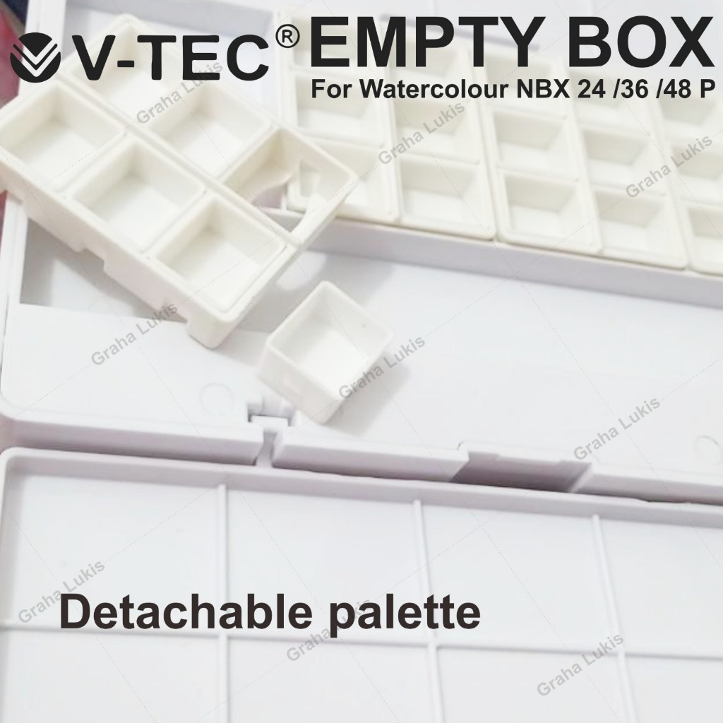 

RK Empty Case for Watercolour Pocket Box + Halfpan - NBX 24 / 36 / 48