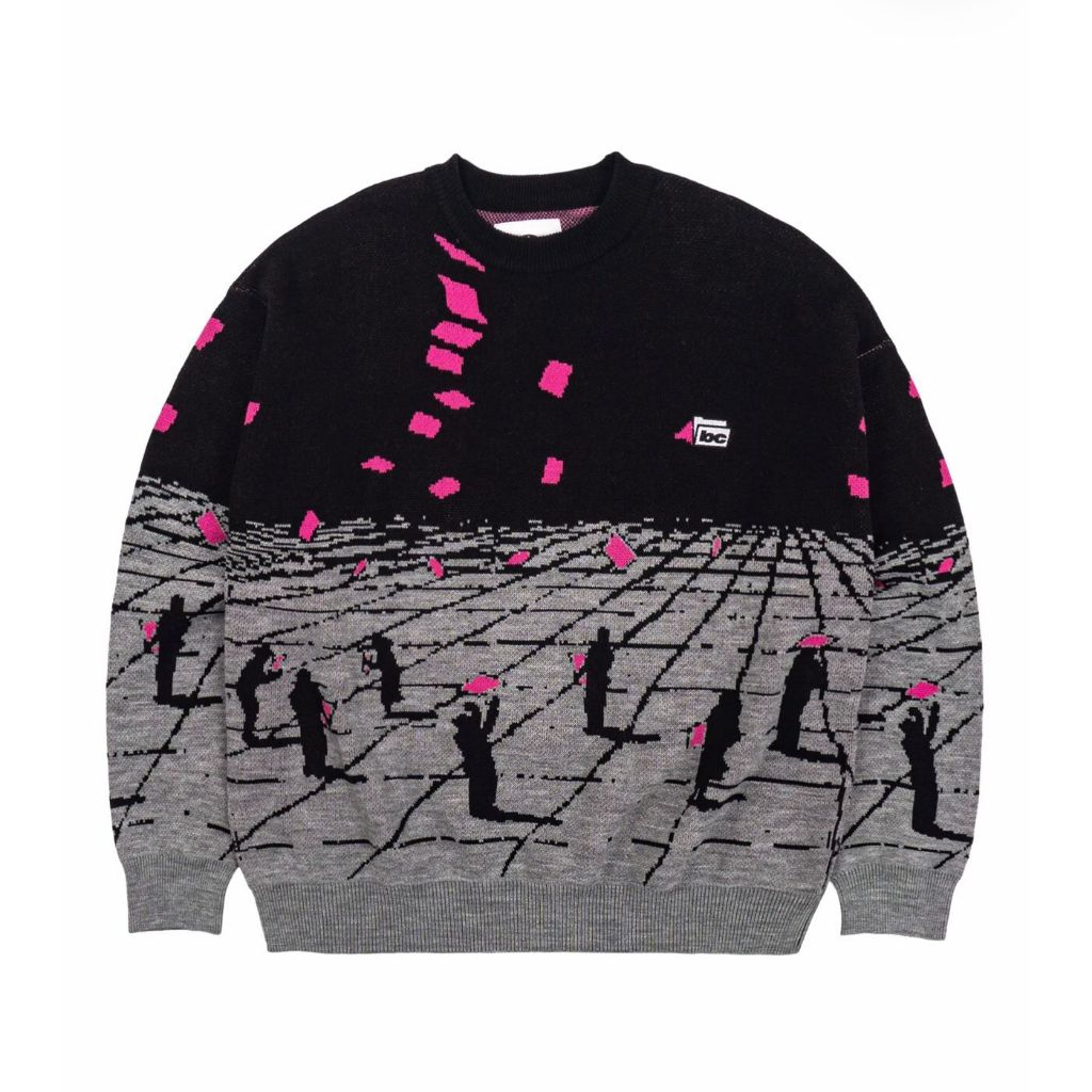 BASED CLUB FALLING BLACK KNITWEAR