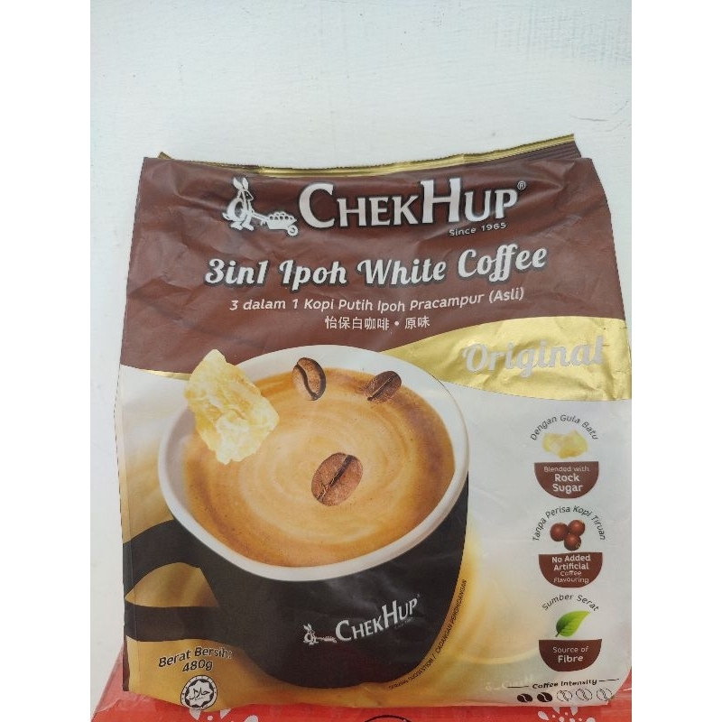 

ChekHup 3in1 Ipoh White Coffee Original Malaysia 12Sachets x 40Gram