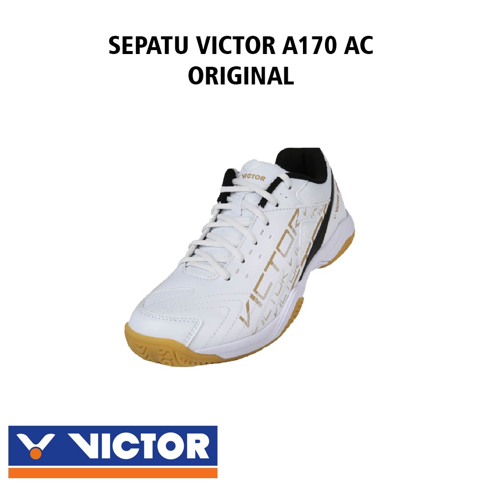 Sepatu Badminton Bulutangkis Victor V170 AC Putih