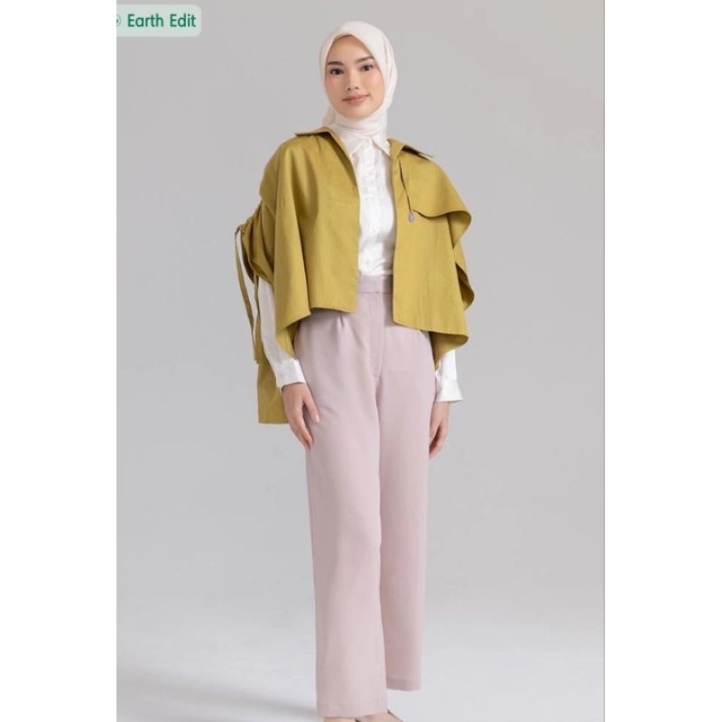 Ria Miranda - Sayana Outer (ready Olive Green, New bukan preloved)