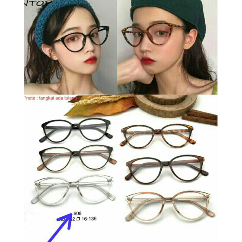 Kacamata frame korea 608