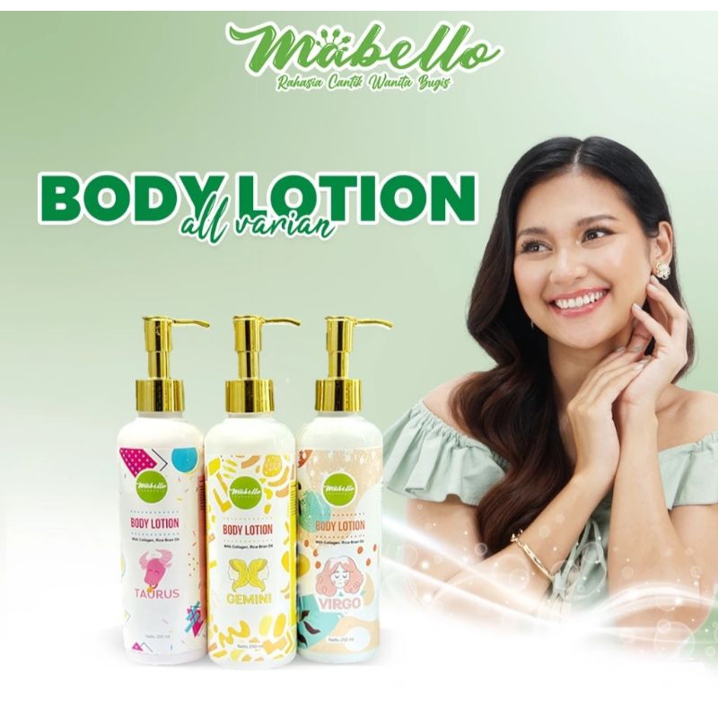 Body Lotion Mabello New Brightening Body Lotion Mabello Mencerahkan Melembutkan