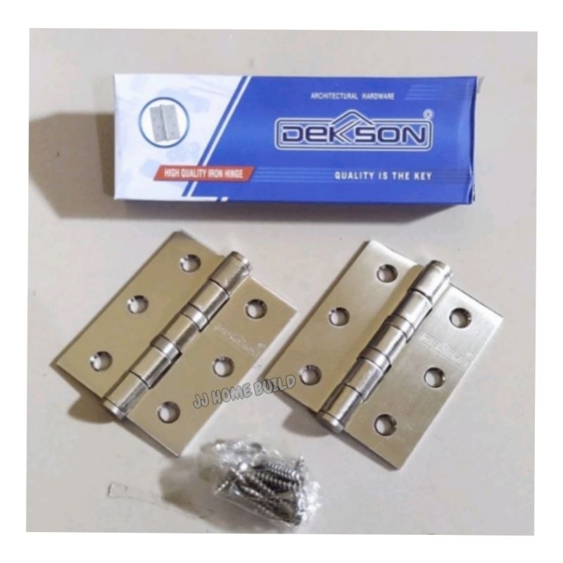 Engsel Jendela Dekson Iron Hinge 3"x2,5x2,5MMx2BB / Engsel Jendela 3 Inch Original Dekson