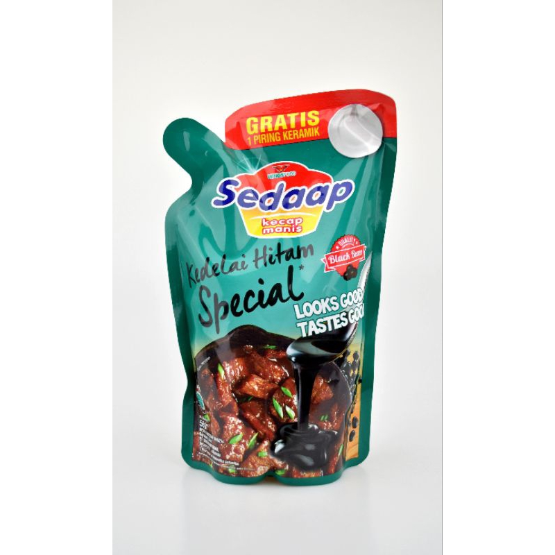 

Kecap manis Sedaap special reffil 520ml