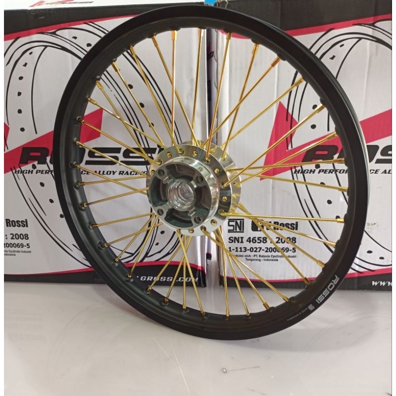 VELG DEPAN MOTOR HONDA BEAT SCOPI GENIO VARIO/V ROSSI RING 17X140 DEPAN SAJA
