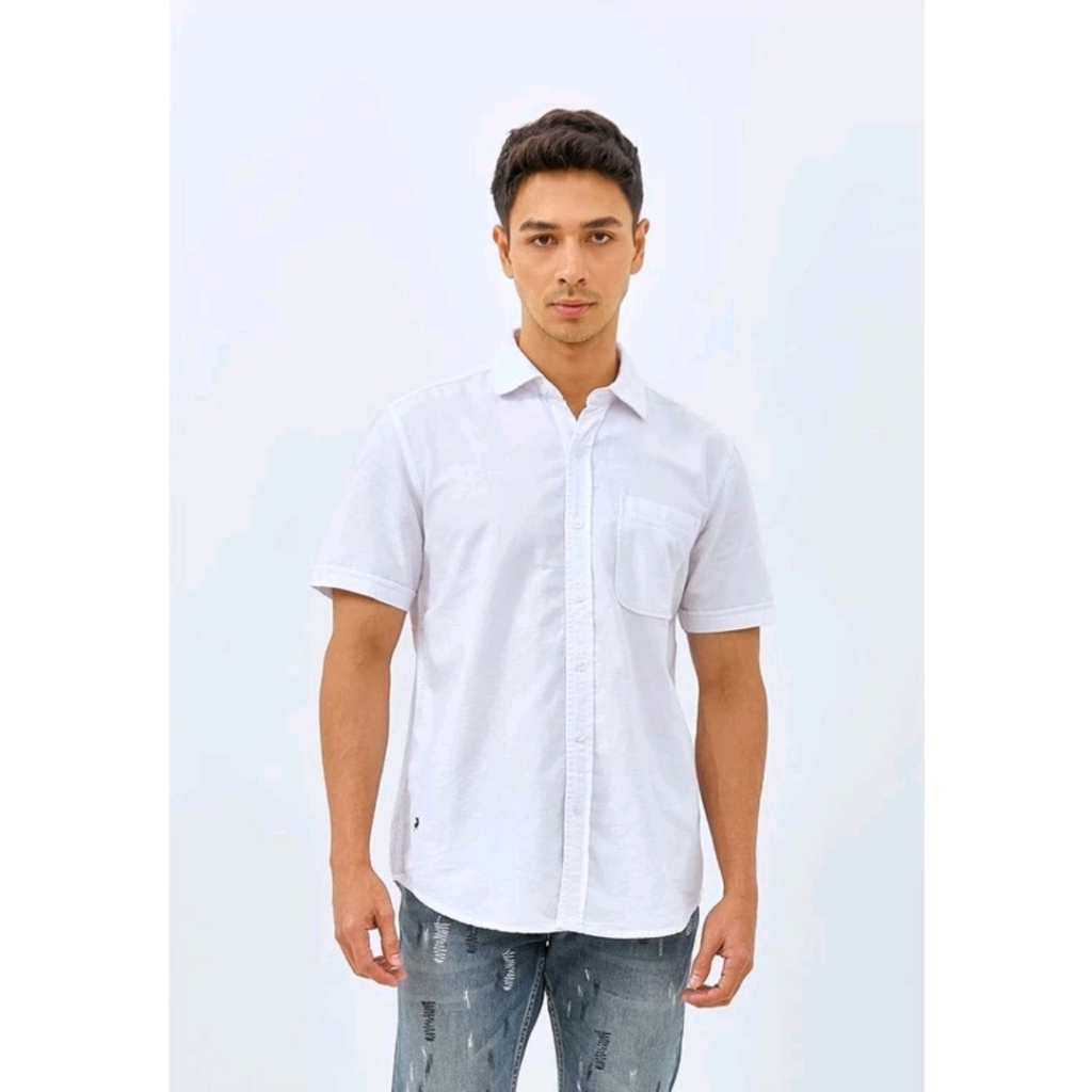 KEMEJA PUTIH LENGAN PENDEK LOIS ORIGINAL KLS378