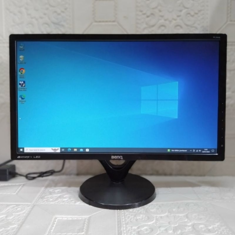 MONITOR LED BENQ 19 INCH WIDE NORMAL 100% OBRAL MURAH