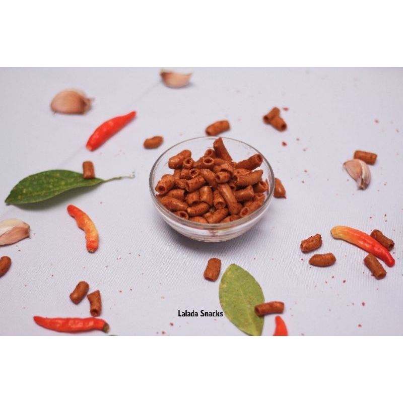 

Makaroni bantat pedas bawang 1kg by Lalada Snacks