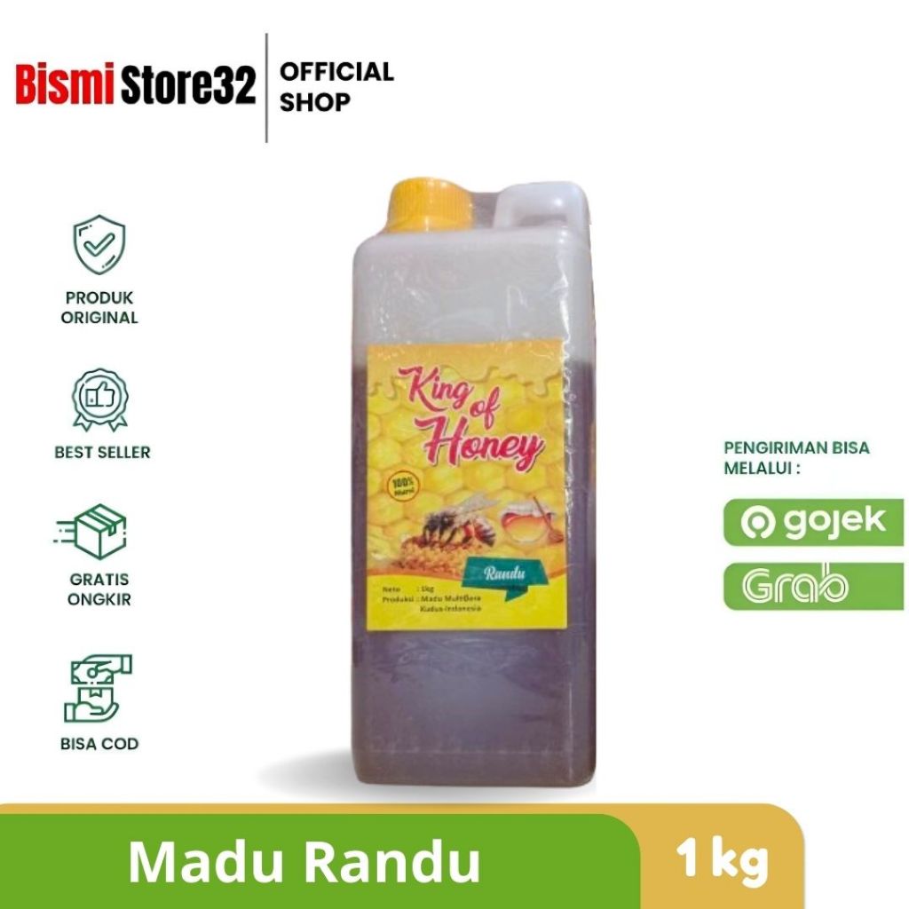 

Madu Randu 1kg Asli Tanpa Campuran - Madu Murni King Of Honey Original