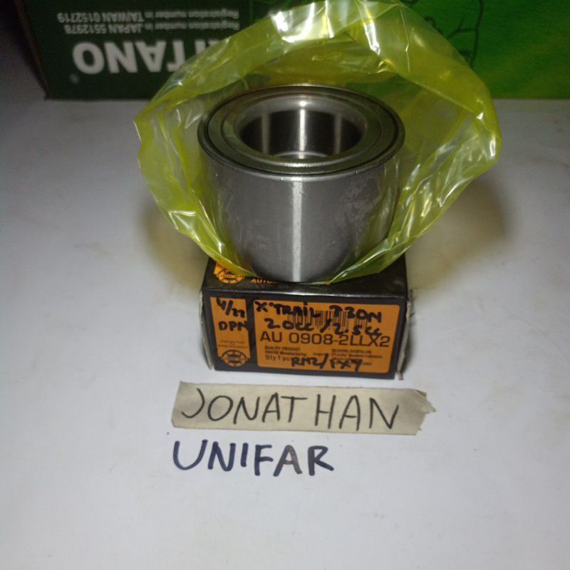 KLAHER BEARING/LAHER RODA DEPAN NISSAN X-TRAIL T-30 (AU0908-2LLX2) MERK UNIFAR